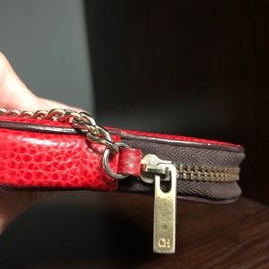 CH Carolina Herrera Heart Shaped Coin Pouch